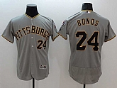 Pittsburgh Pirates #24 Barry Bonds Gray 2016 Flexbase Authentic Collection Stitched Jersey,baseball caps,new era cap wholesale,wholesale hats